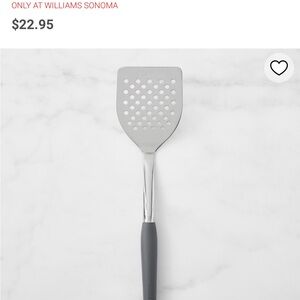 Stainless Steel Slotted Turner/Spatula by Williams Sonoma